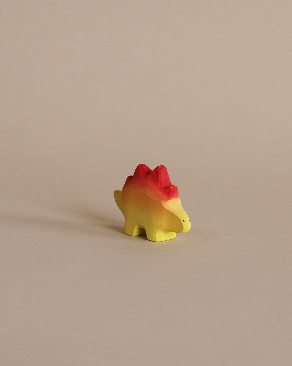 Bumbu Handmade Wooden Stegosaurus Baby Dinosaur