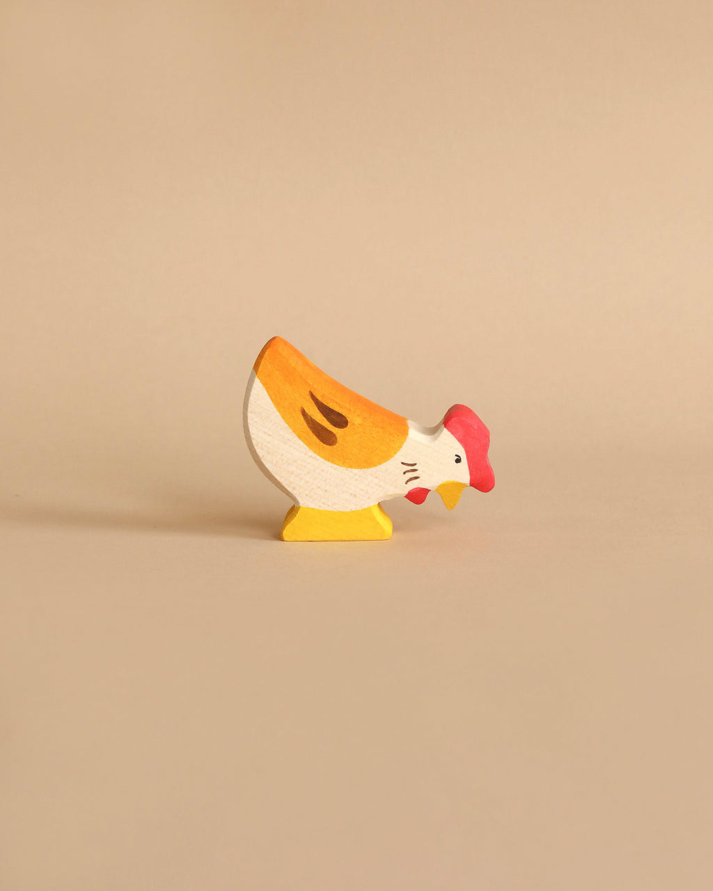 Holztiger Hen, Pecking