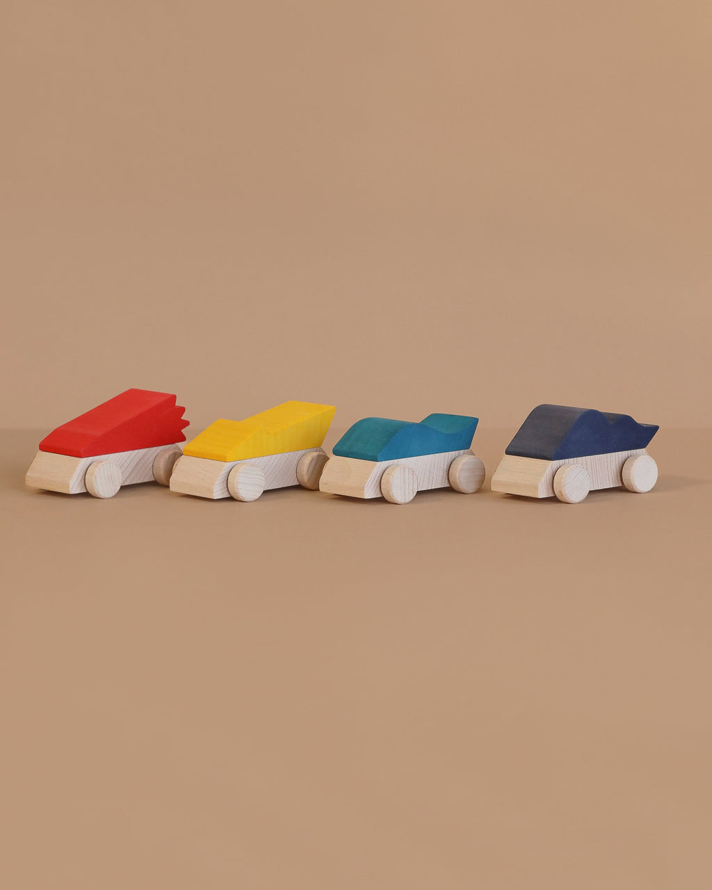 Lubulona Wooden Pack of 4 Supercars