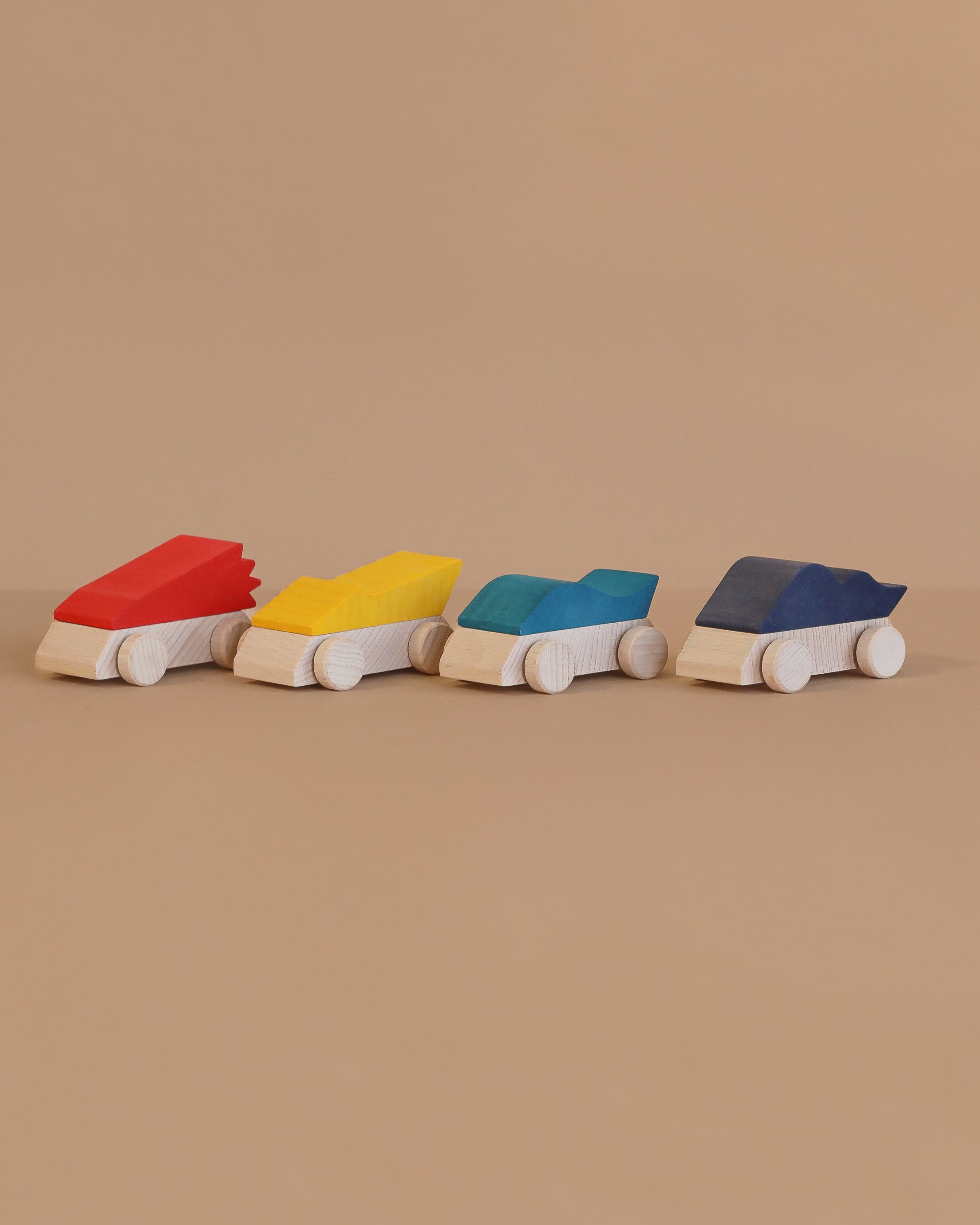 Lubulona Wooden Pack of 4 Supercars