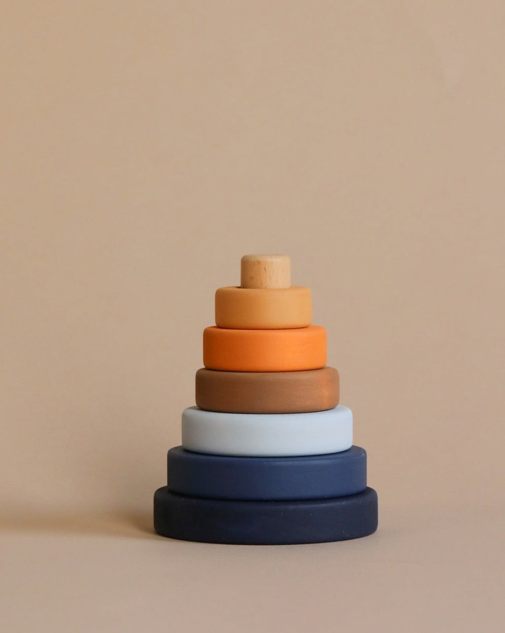 Sabo Concept Mini Wooden Pyramid Stacker - Desert Night