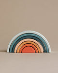 Sabo Concept Handmade Mini Rainbow Stacker - Lagoon