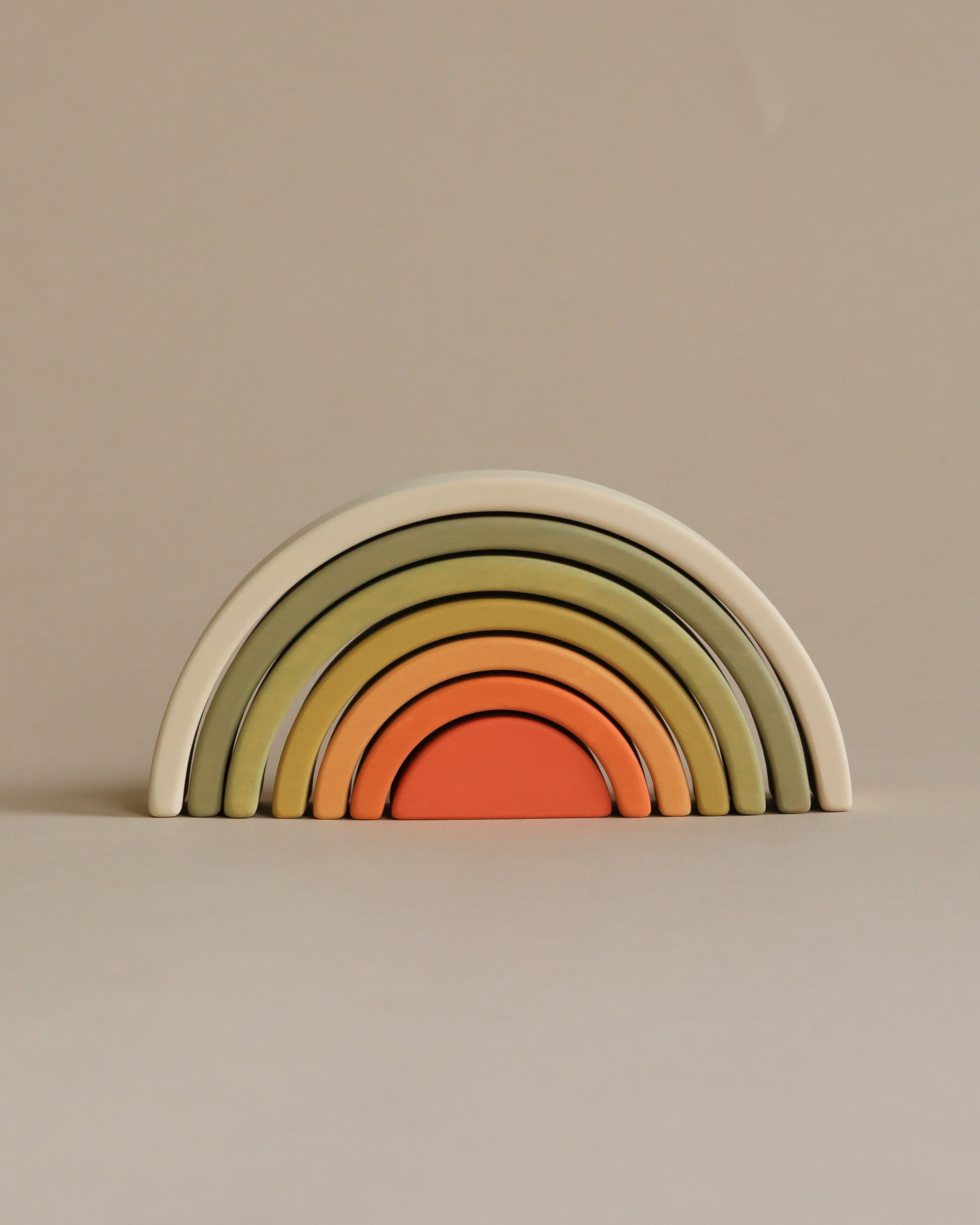 Sabo Concept Handmade Mini Rainbow Stacker - Flower Meadow