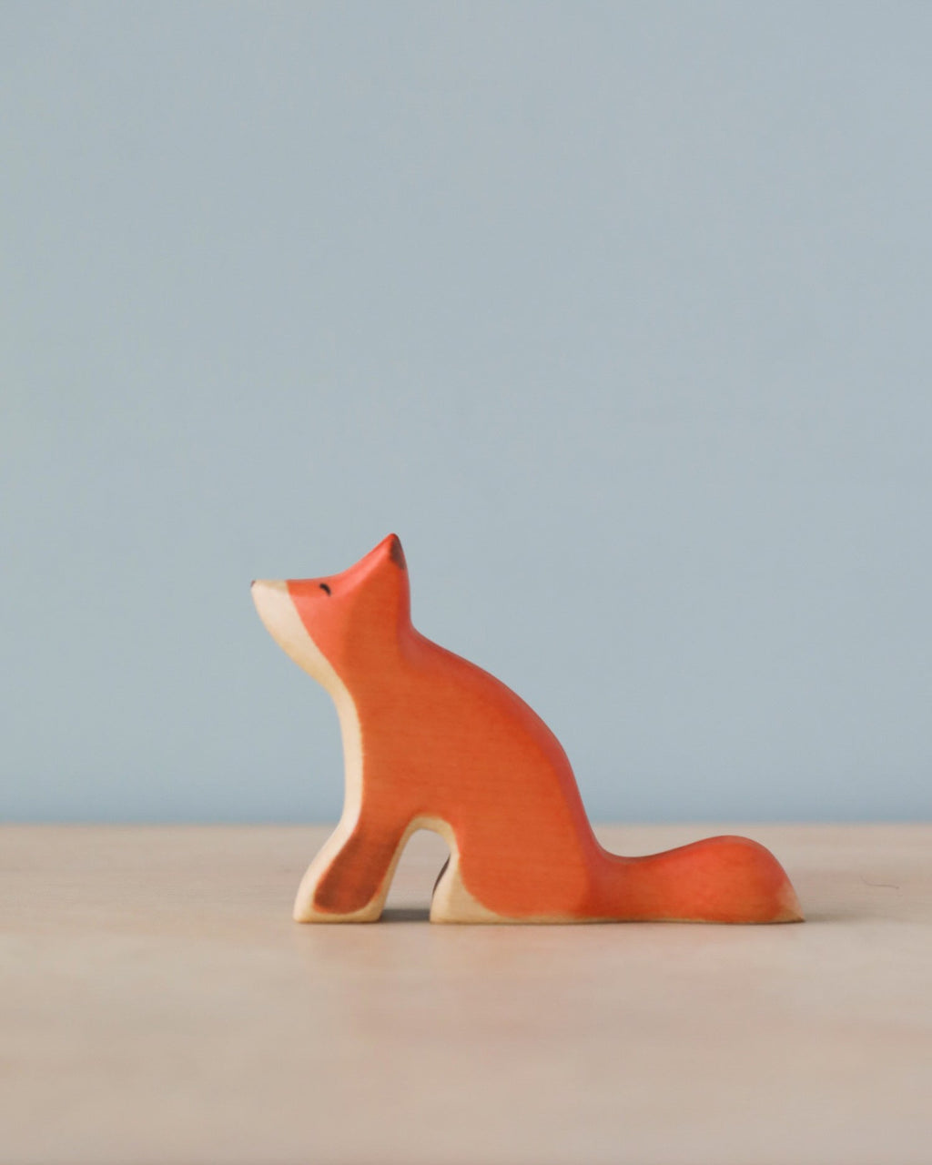 Handmade Holzwald Sitting Fox