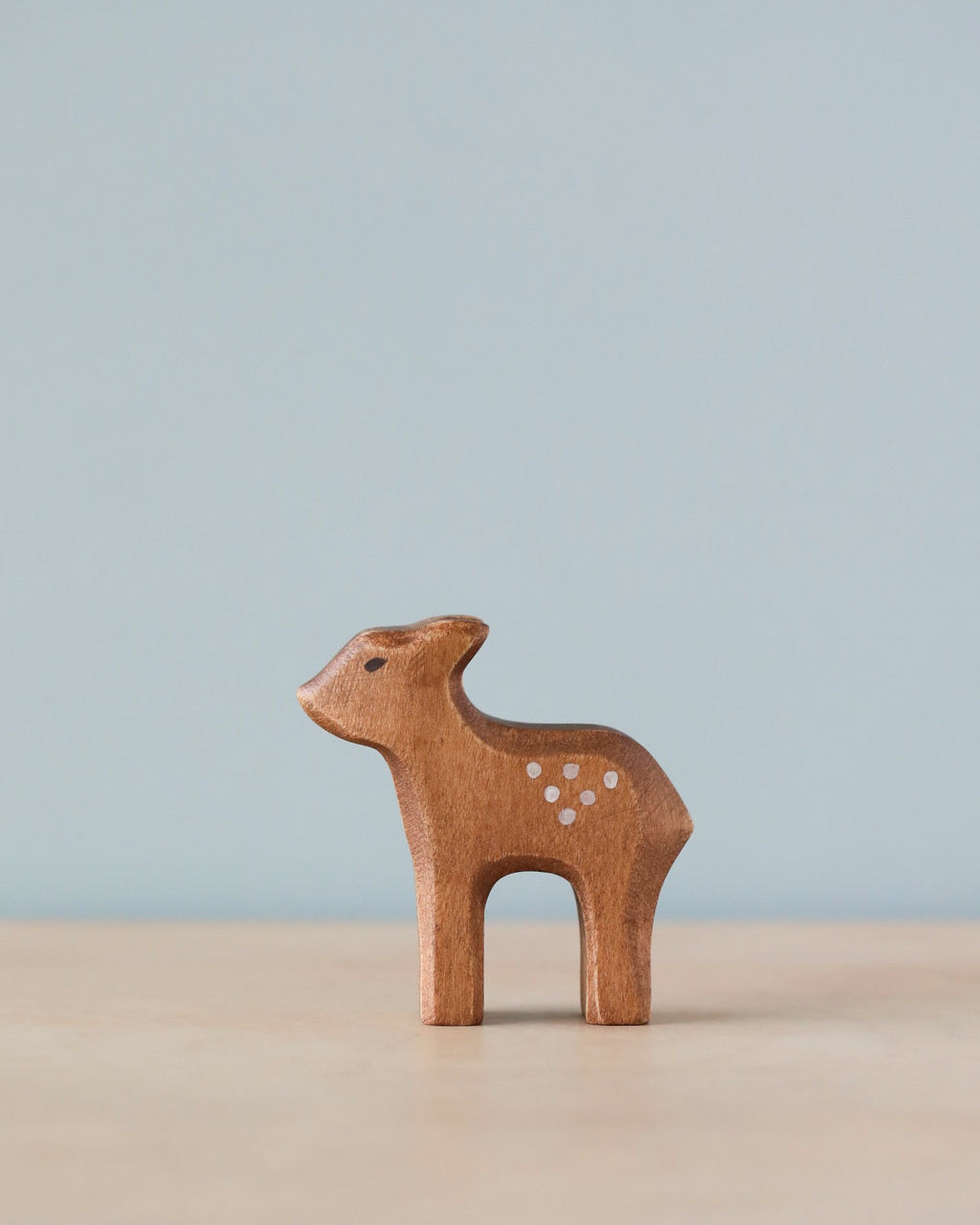 Handmade Holzwald Deer, Standing Fawn