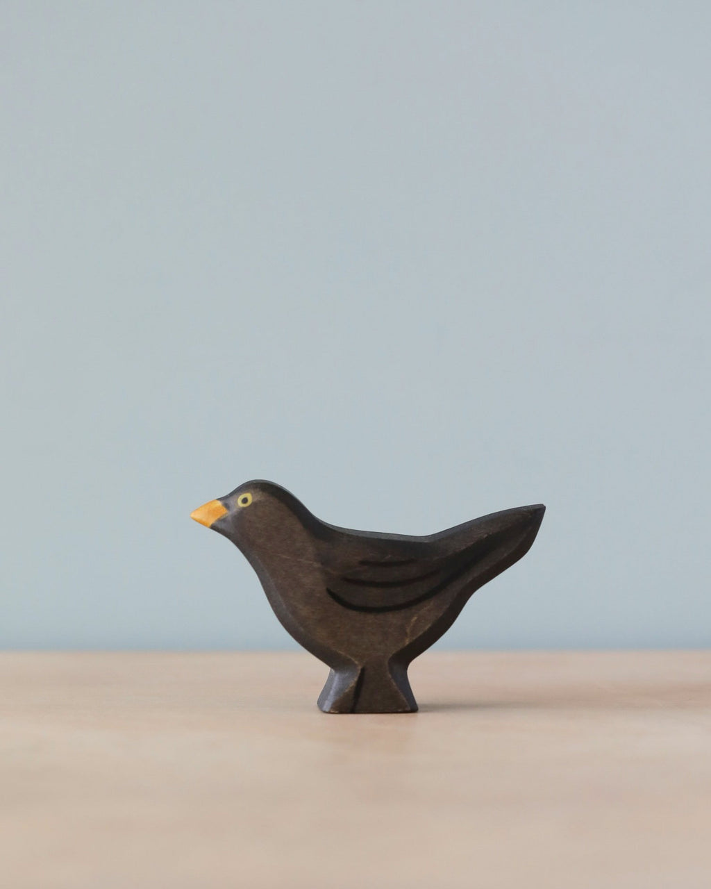 Handmade Holzwald Bird - Blackbird
