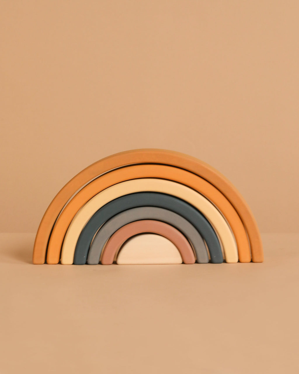 Sabo Concept Handmade Rainbow Stacker - Mustard