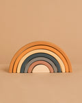 Sabo Concept Handmade Rainbow Stacker - Mustard