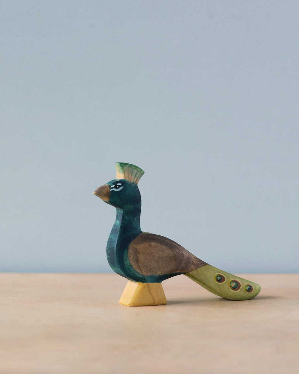 Handmade Holzwald Bird - Peacock