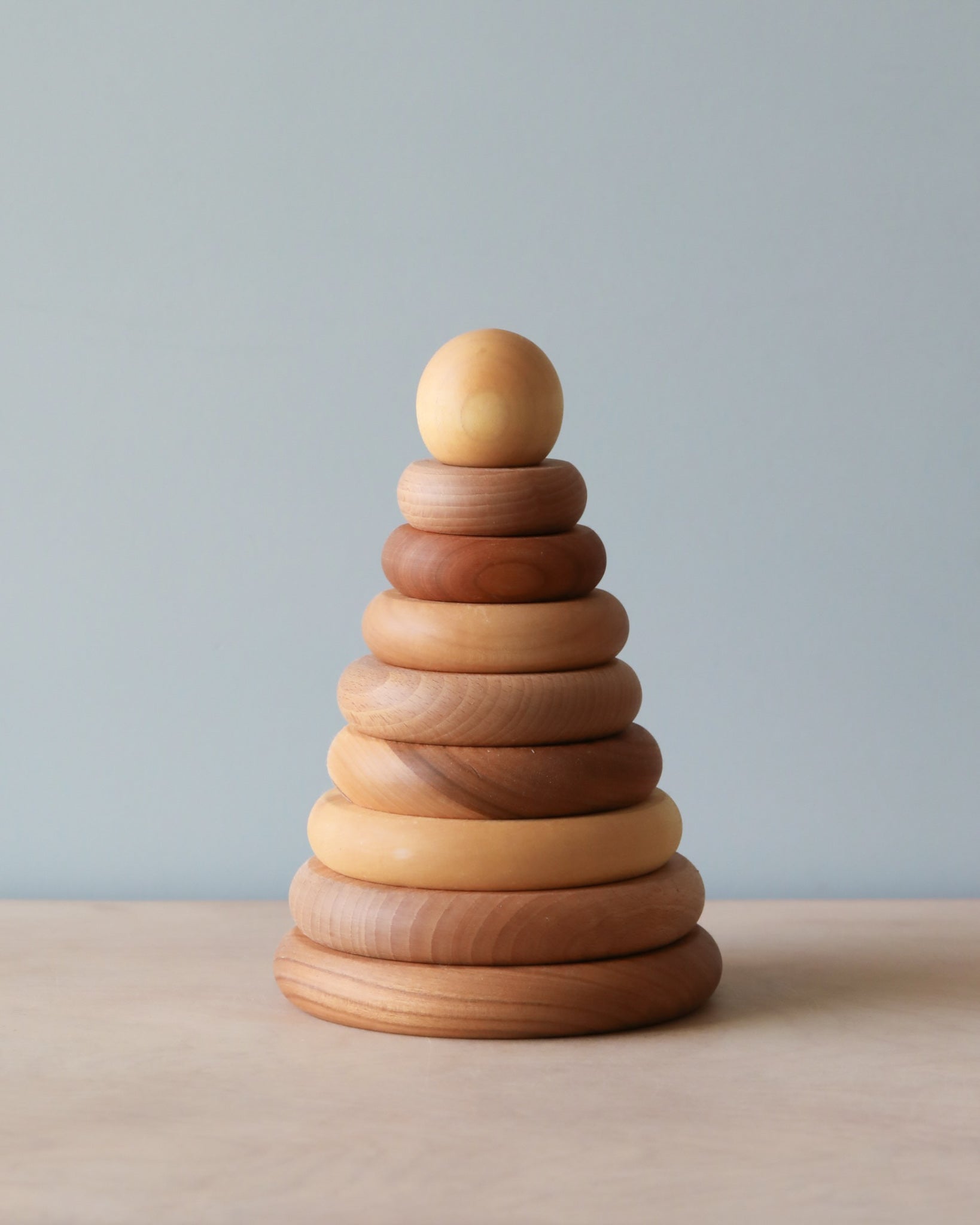 Natural Wooden Stacker