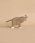 Holztiger Small Elephant, Trunk Raised