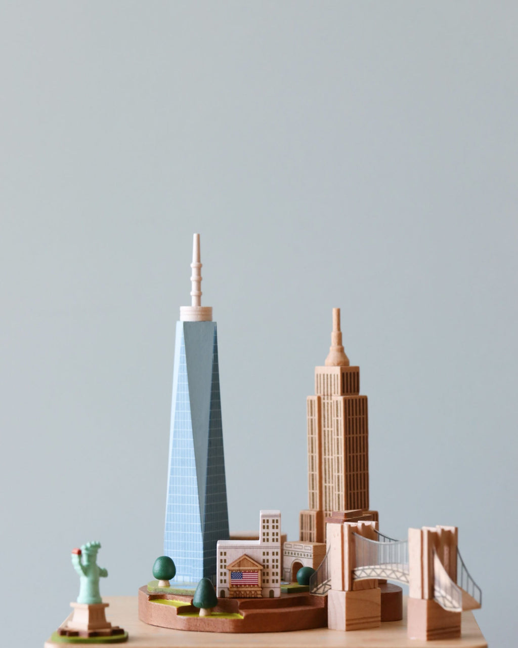 Wooden New York Music Box (restocks in September)