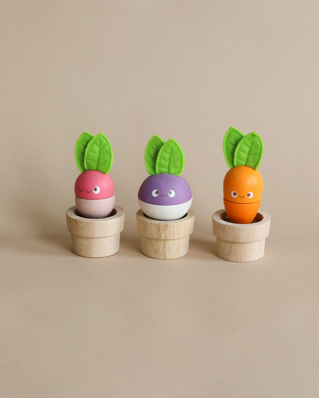 Stacking Wooden Veggies