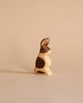 Handmade Holzwald Rabbit - Standing, Spotted