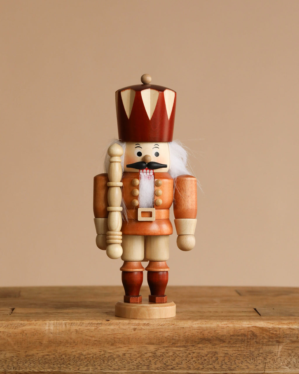 Christian Ulbricht Collectible Wooden Nutcracker - King (Natural)