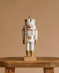 Christian Ulbricht Collectible Wooden Nutcracker - King (White and Gold)