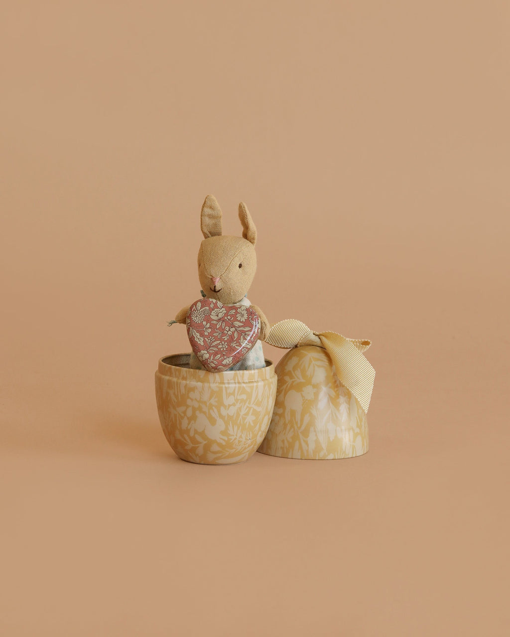 Maileg Easter Egg with Micro Rabbit & Heart Set