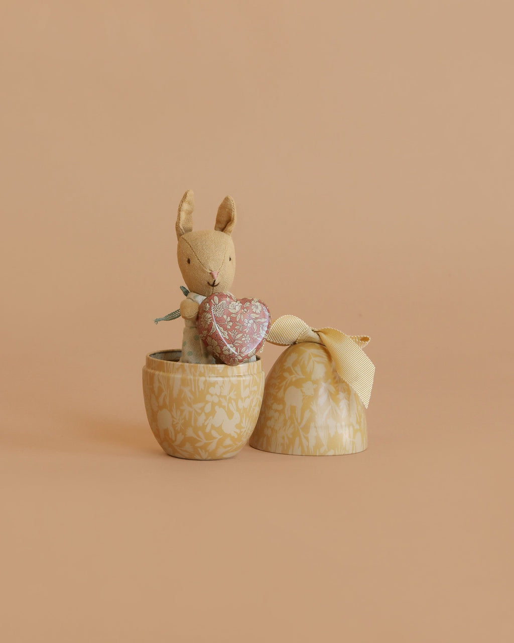 Maileg Easter Egg with Micro Rabbit & Heart Set