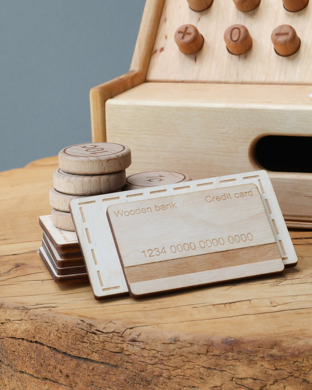 Wooden Cash Register