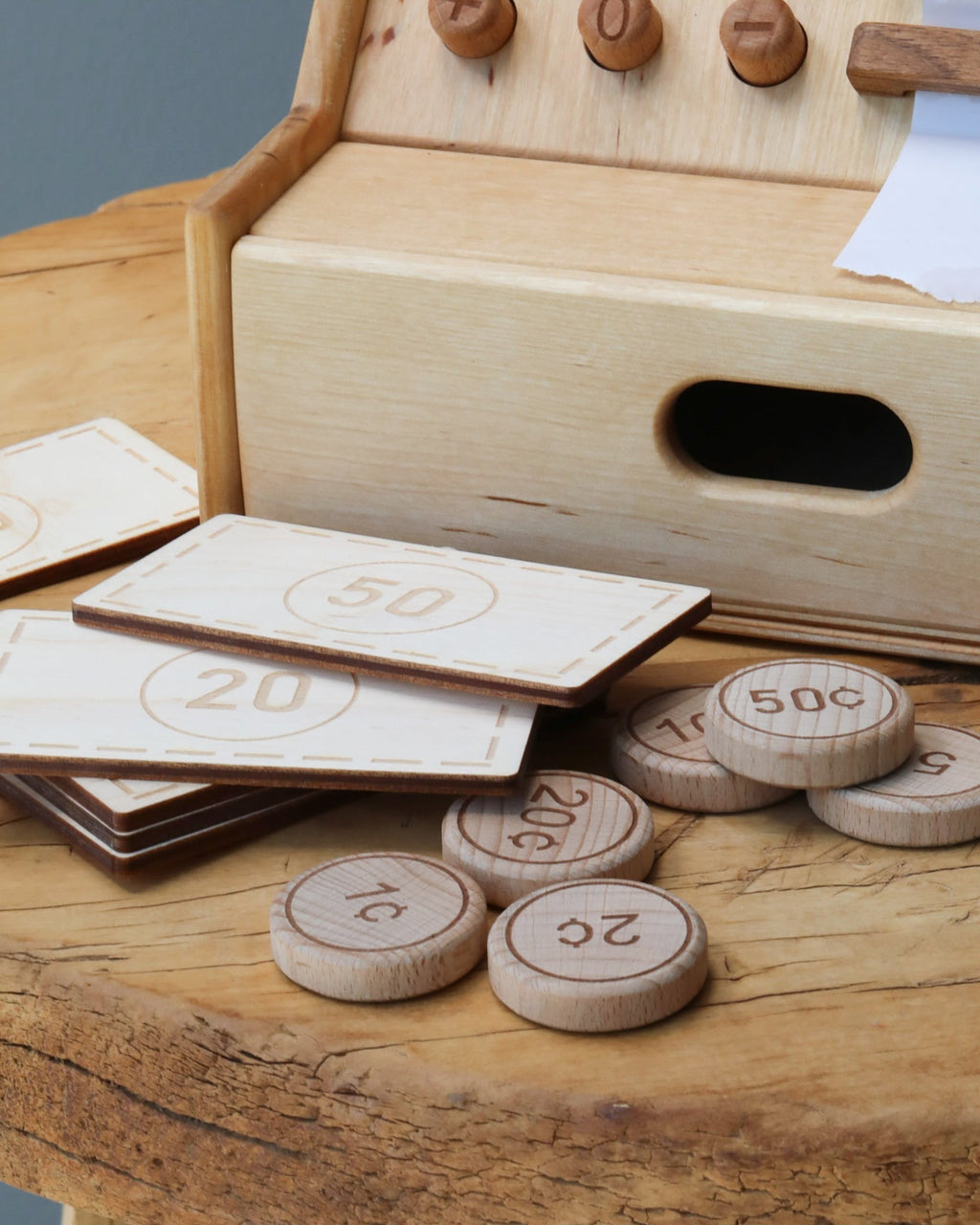 Wooden Cash Register