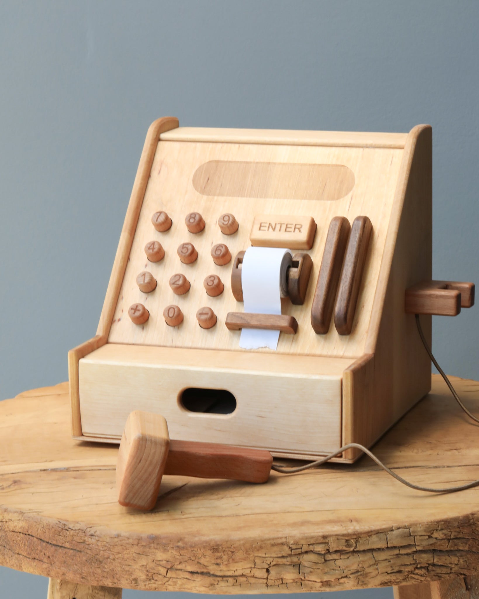 Wooden Cash Register