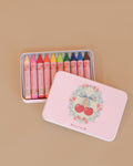Konges Sloejd Beeswax Crayons - Cherry Bow