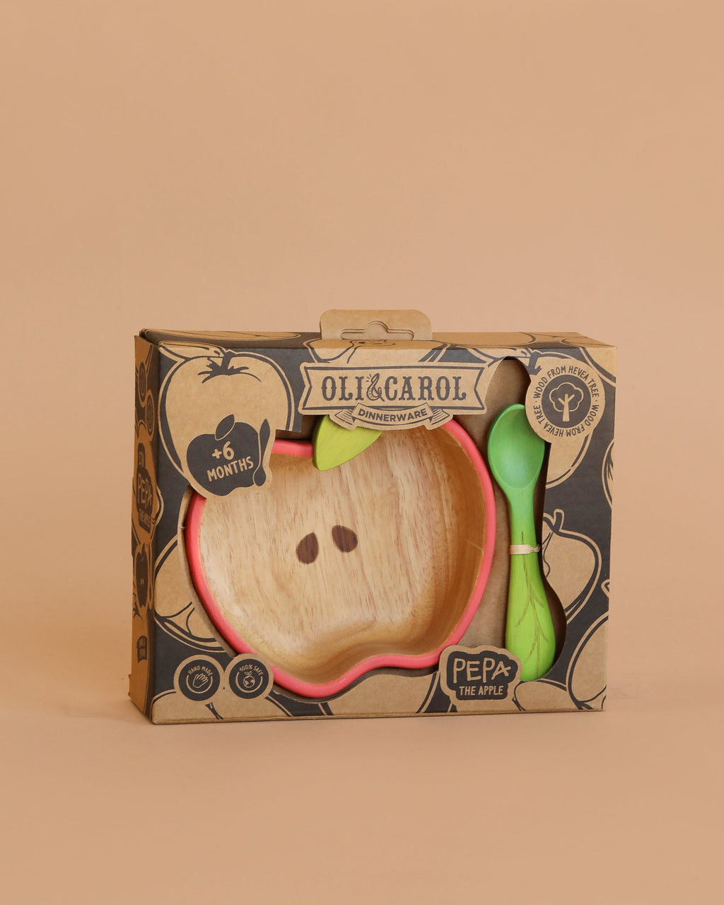 Pepa the Apple Bowl & Spoon Set