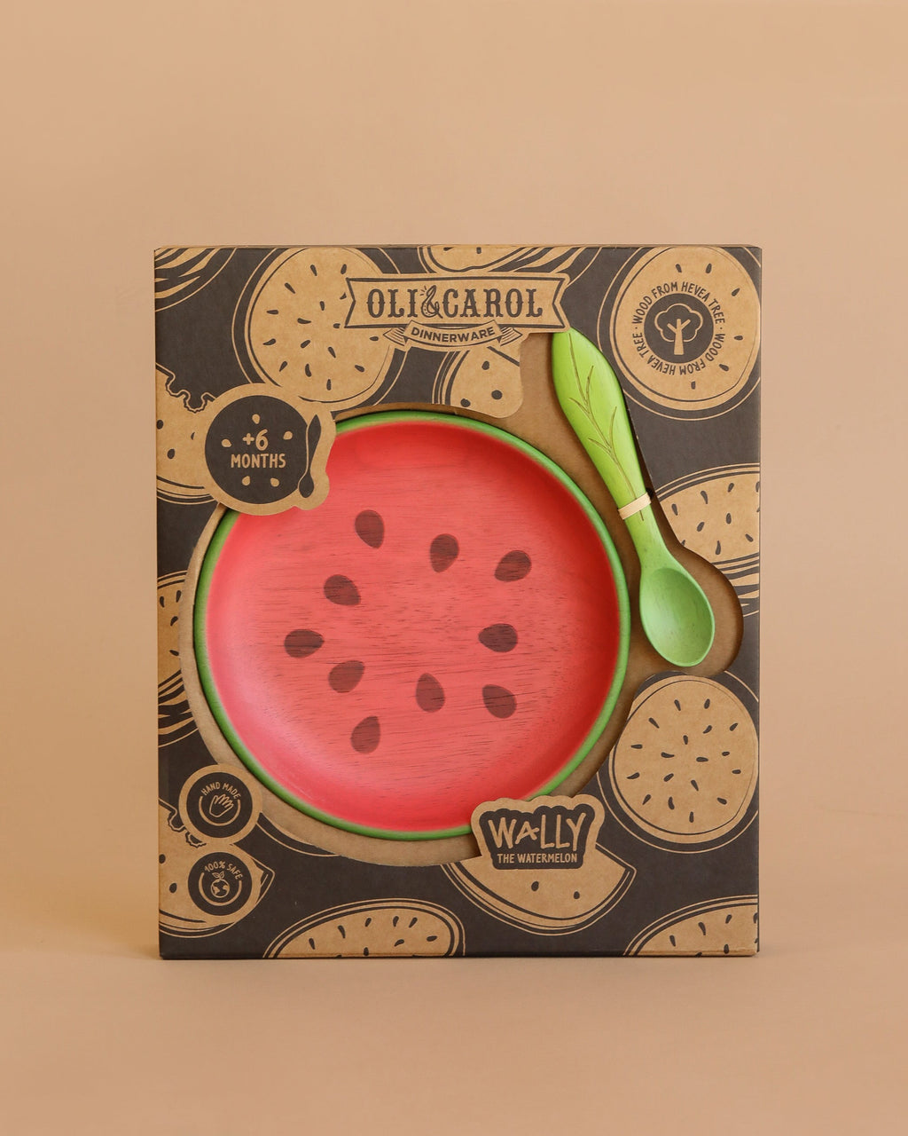 Wally the Watermelon Plate & Spoon Set