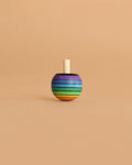 Mader Rainbow Turn-Over Spinning Top - Red
