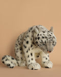 Sitting Snow Leopard Stuffed Animal (ships in one week)