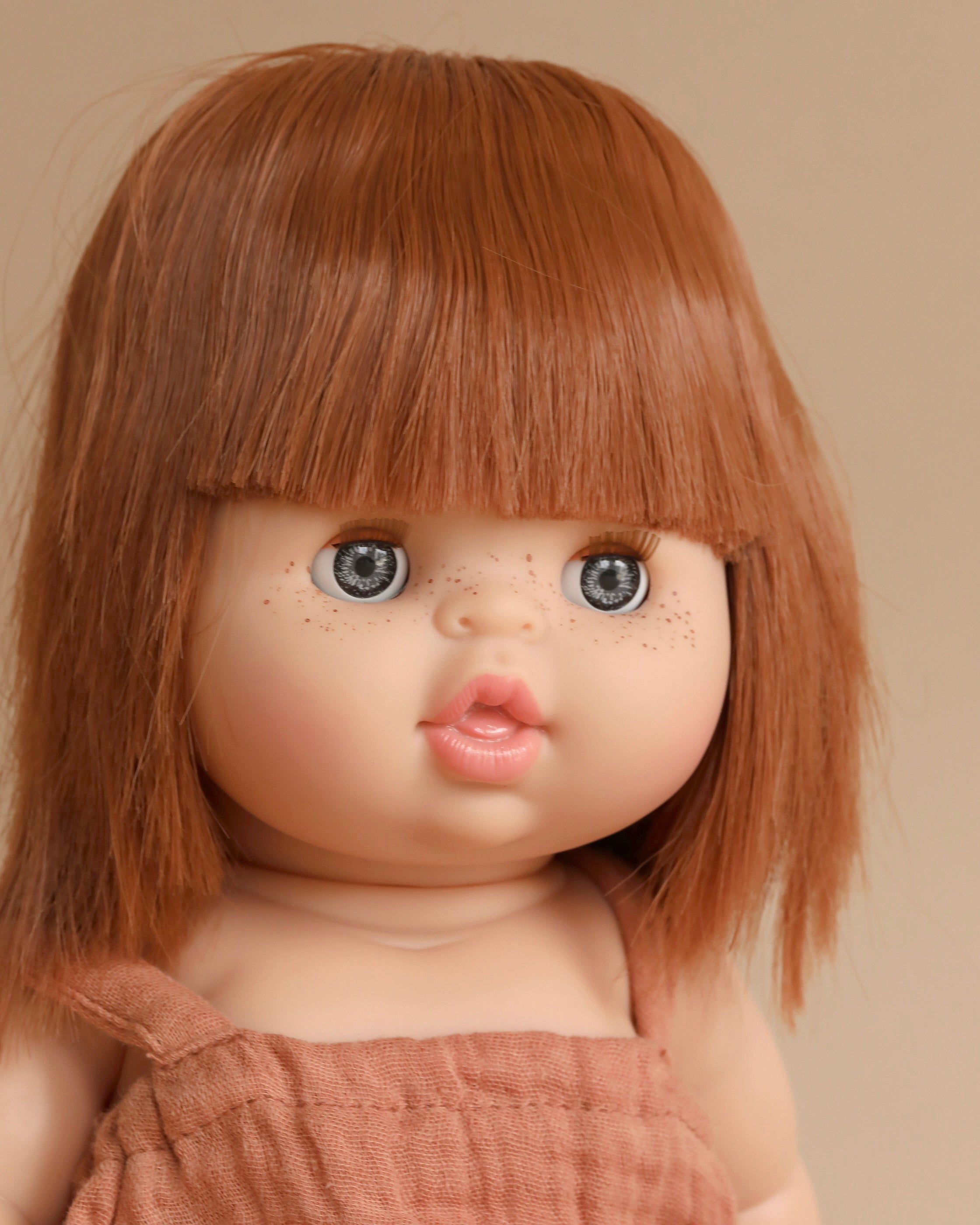 Minikane Baby Doll With Sleeping Eyes (13") - Capucine (Clothing Sold Separately)