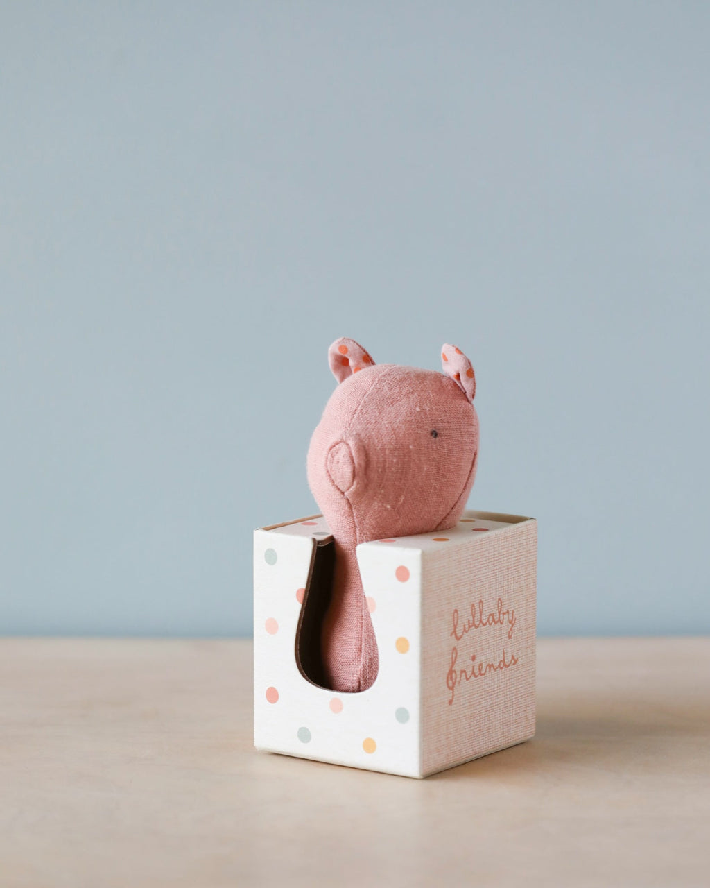 Maileg Lullaby Friend Rattles, Pig