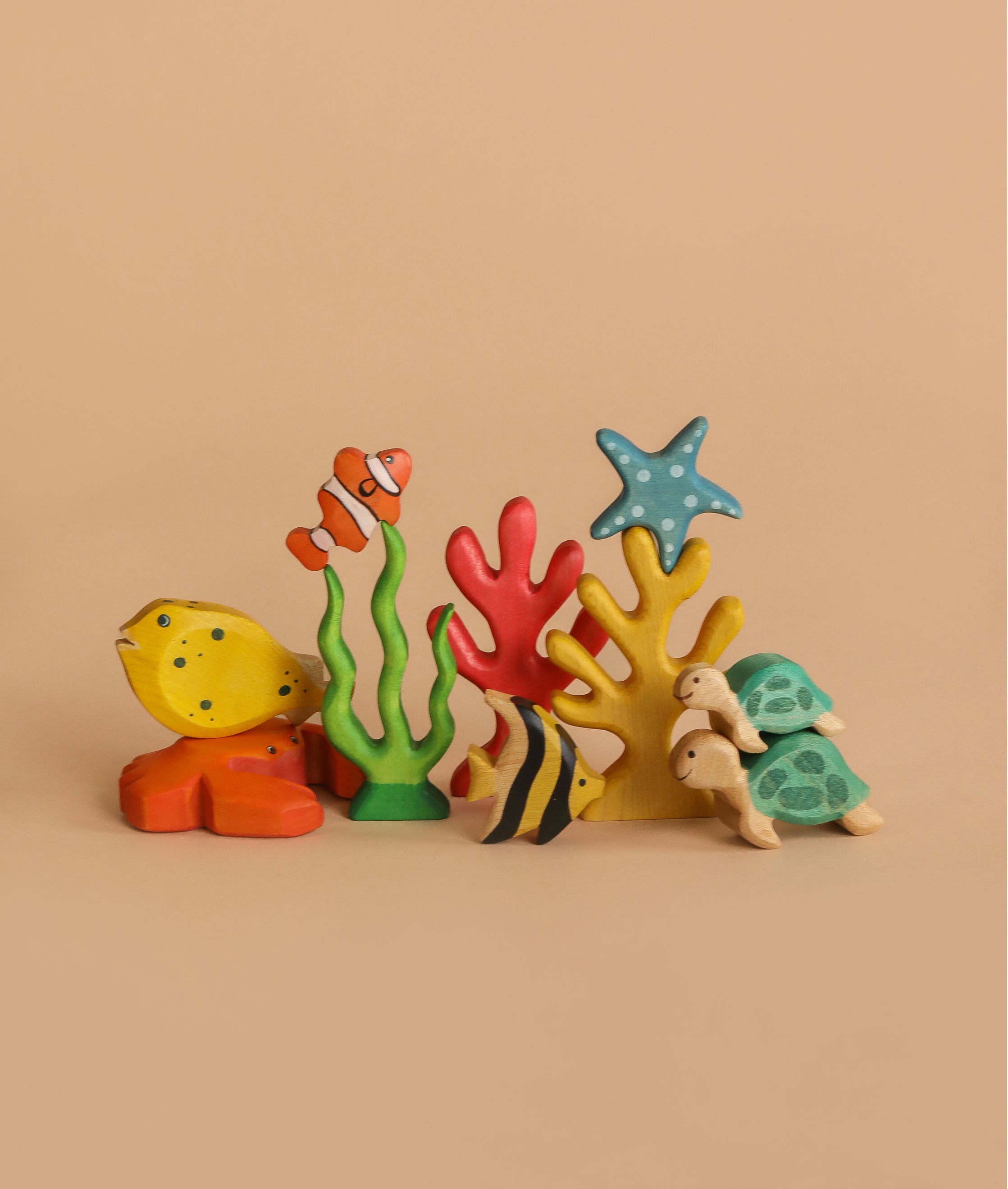 Handmade Holzwald Yellow Coral