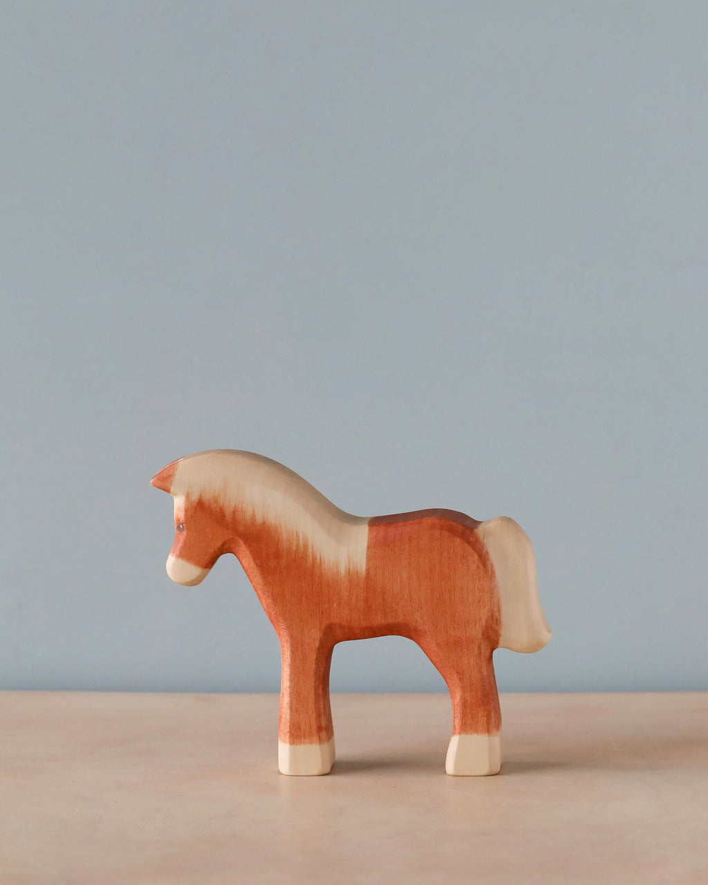 Handmade Holzwald Horse - Light Brown
