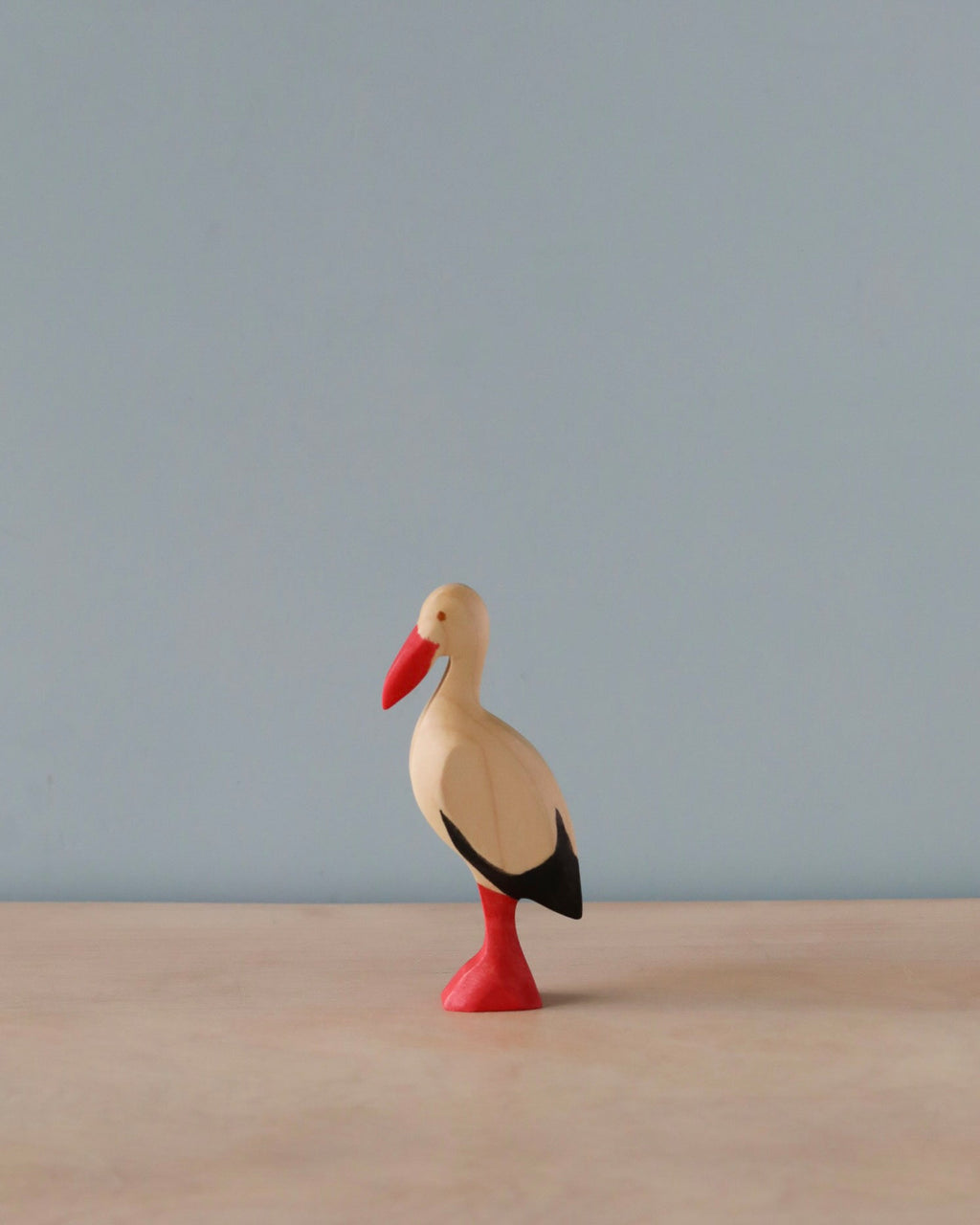 Handmade Holzwald Bird - Stork