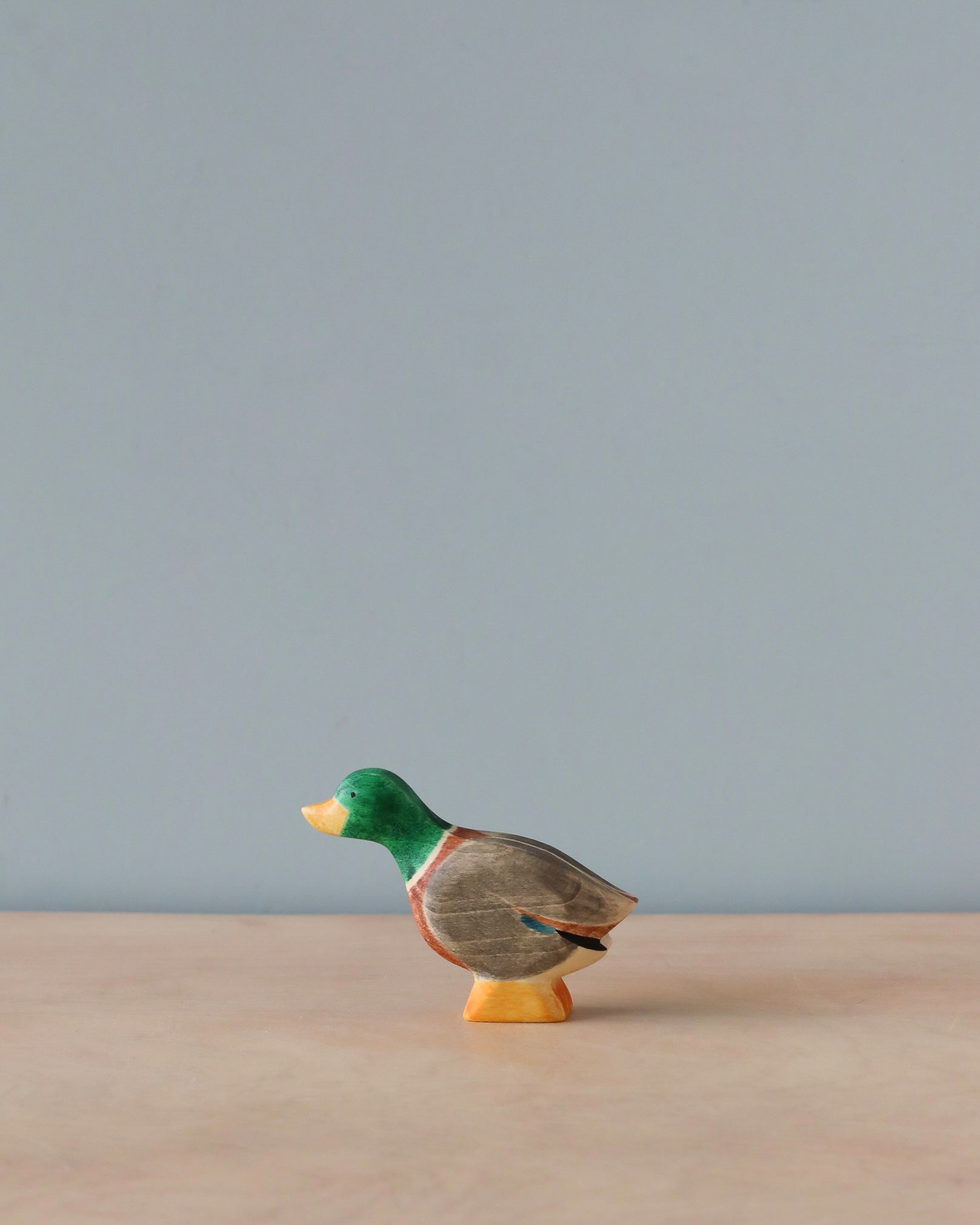 Handmade Holzwald Male Duck - Stretched