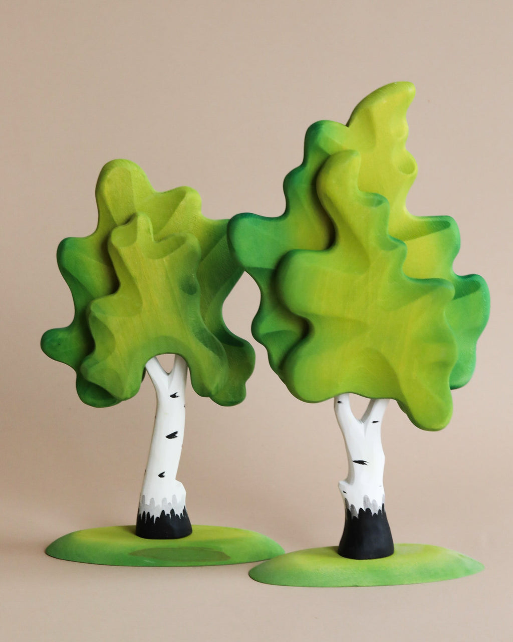 Bumbu Handmade Wooden Extra Large Birch Tree Set