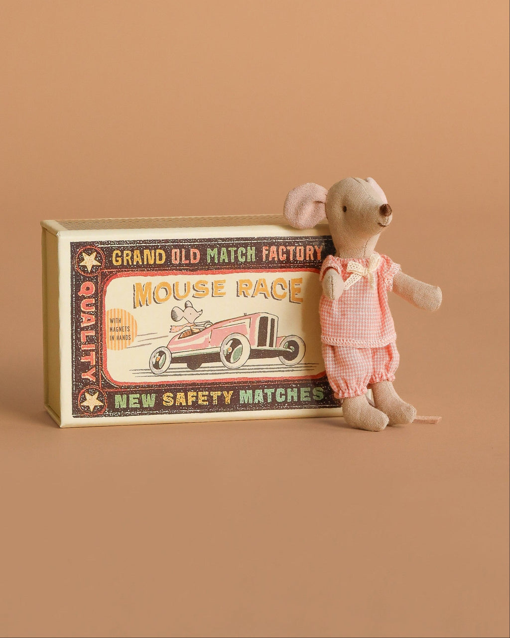Maileg Little Sister Mouse in Matchbox