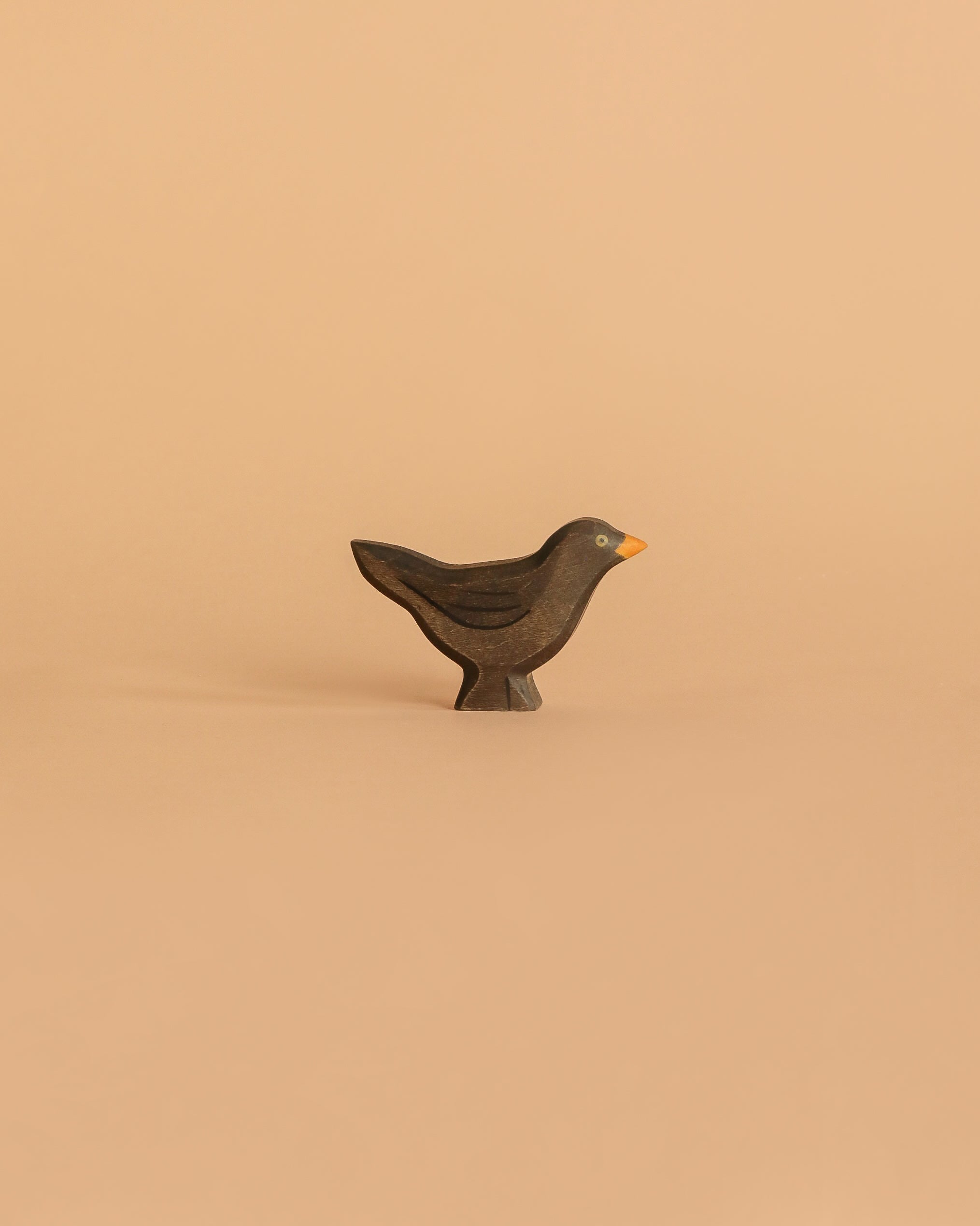 Handmade Holzwald Bird - Blackbird