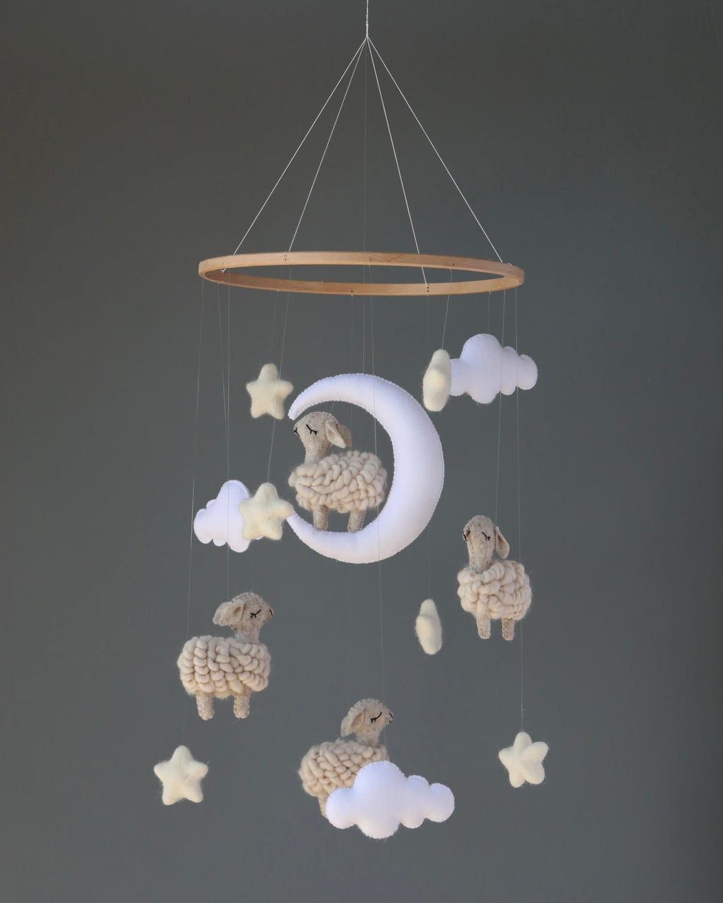 Handmade Mobile - Little Sheep - Final Sale