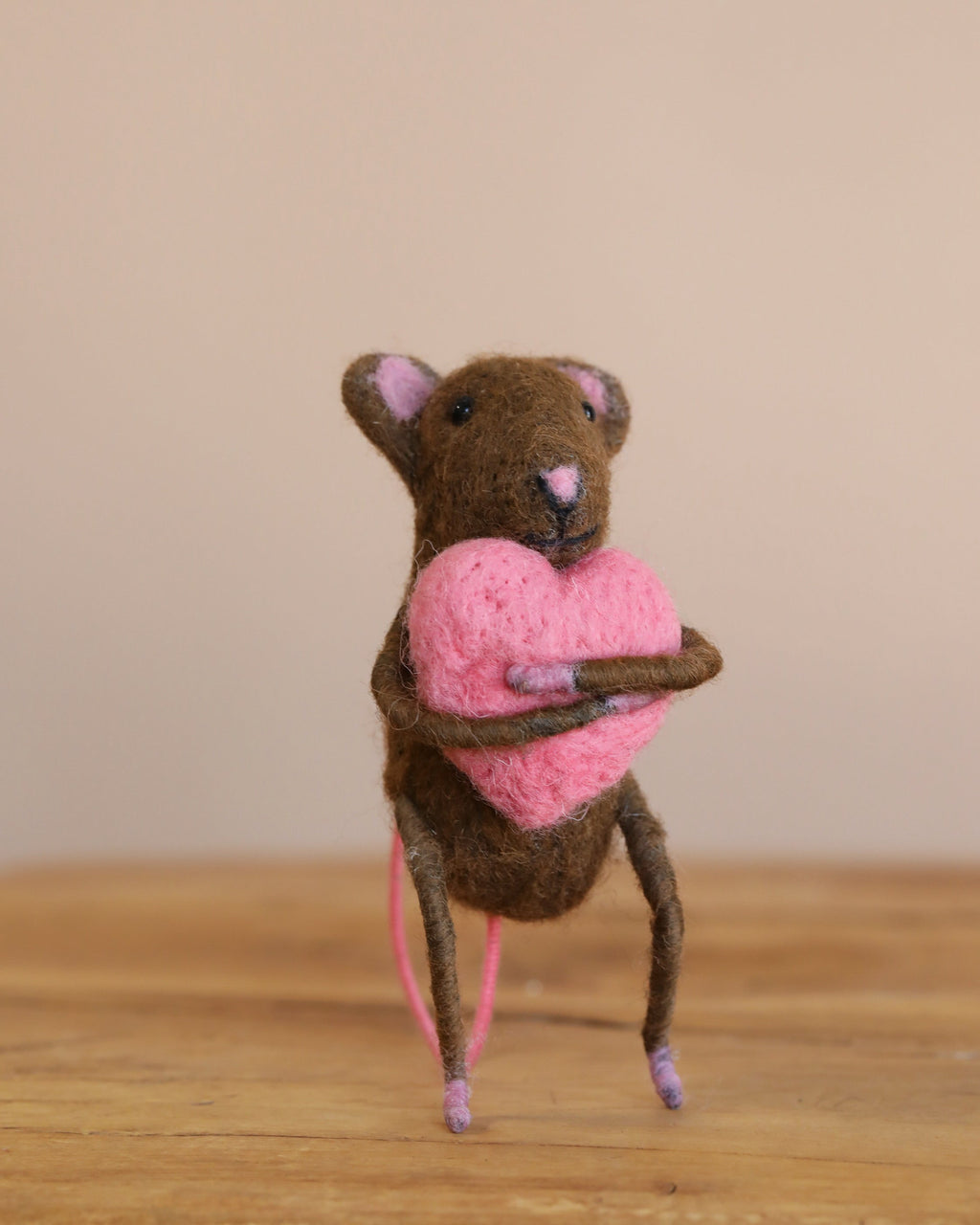 Felt Mouse With Heart