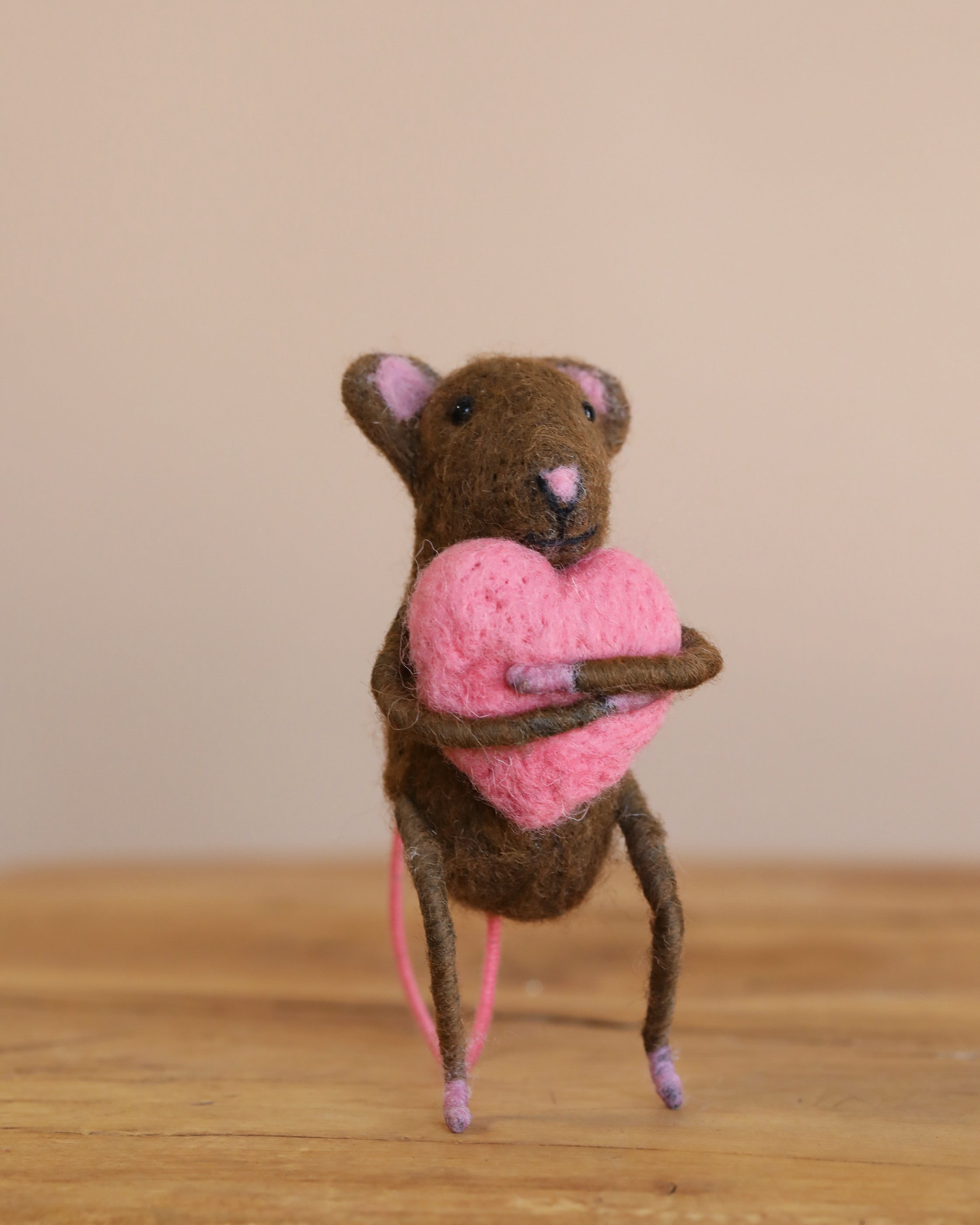 Felt Mouse With Heart