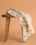 Organic Cotton Layered Gauze Baby Blanket - Teddy