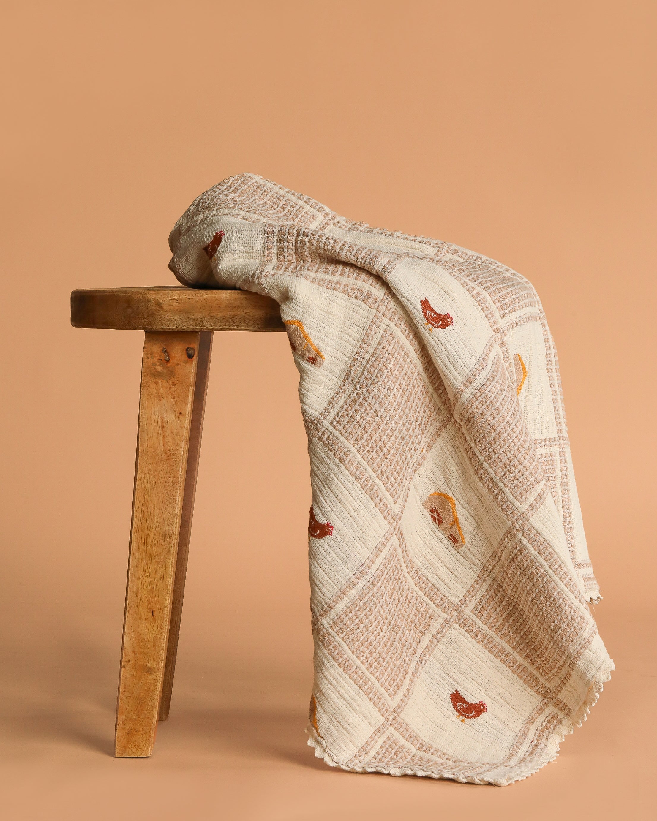 Organic Cotton Baby Blanket - Farm