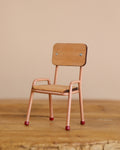 Maileg Mouse Size School Chair - Dark Powder