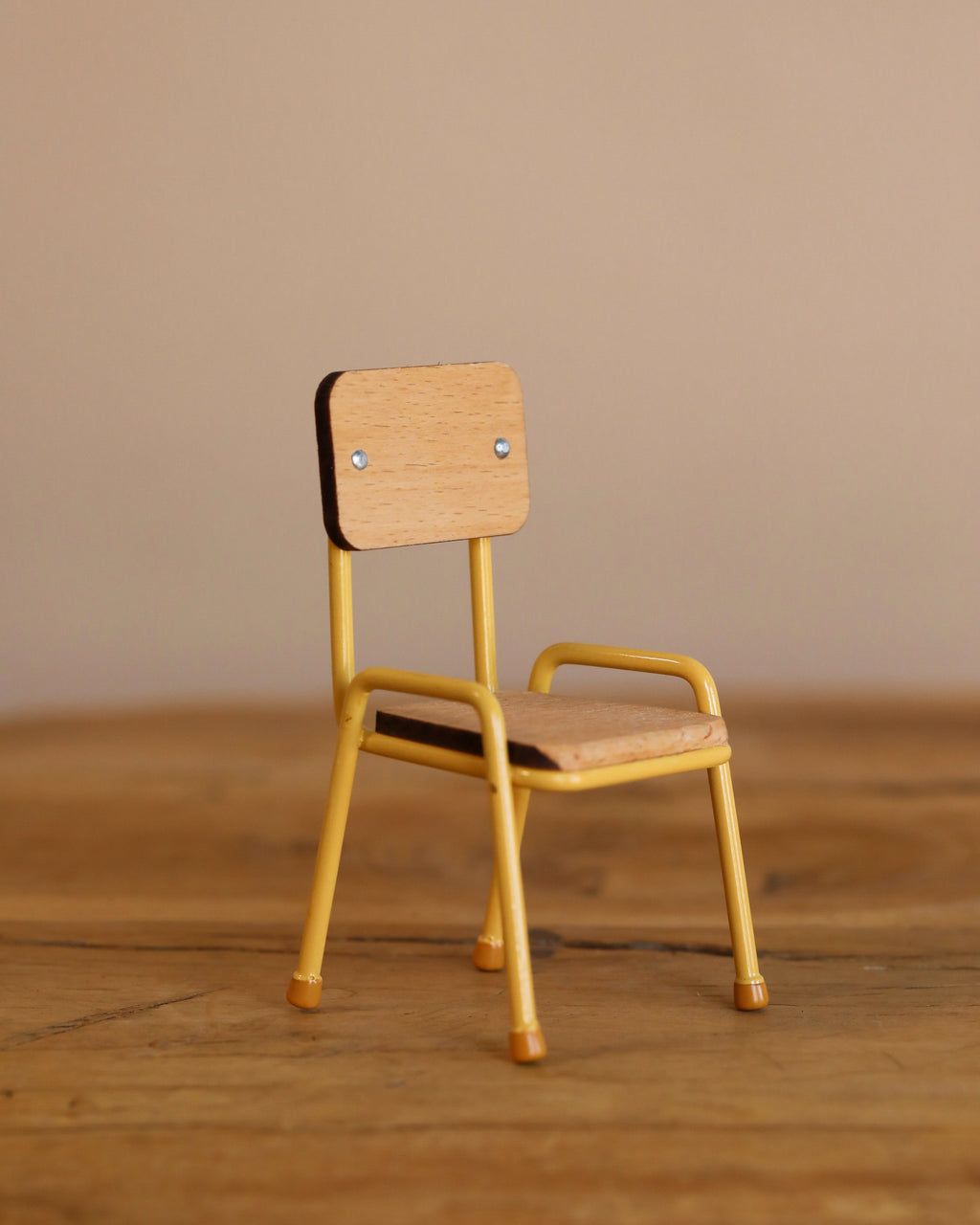 Maileg Mouse Size School Chair - Yellow