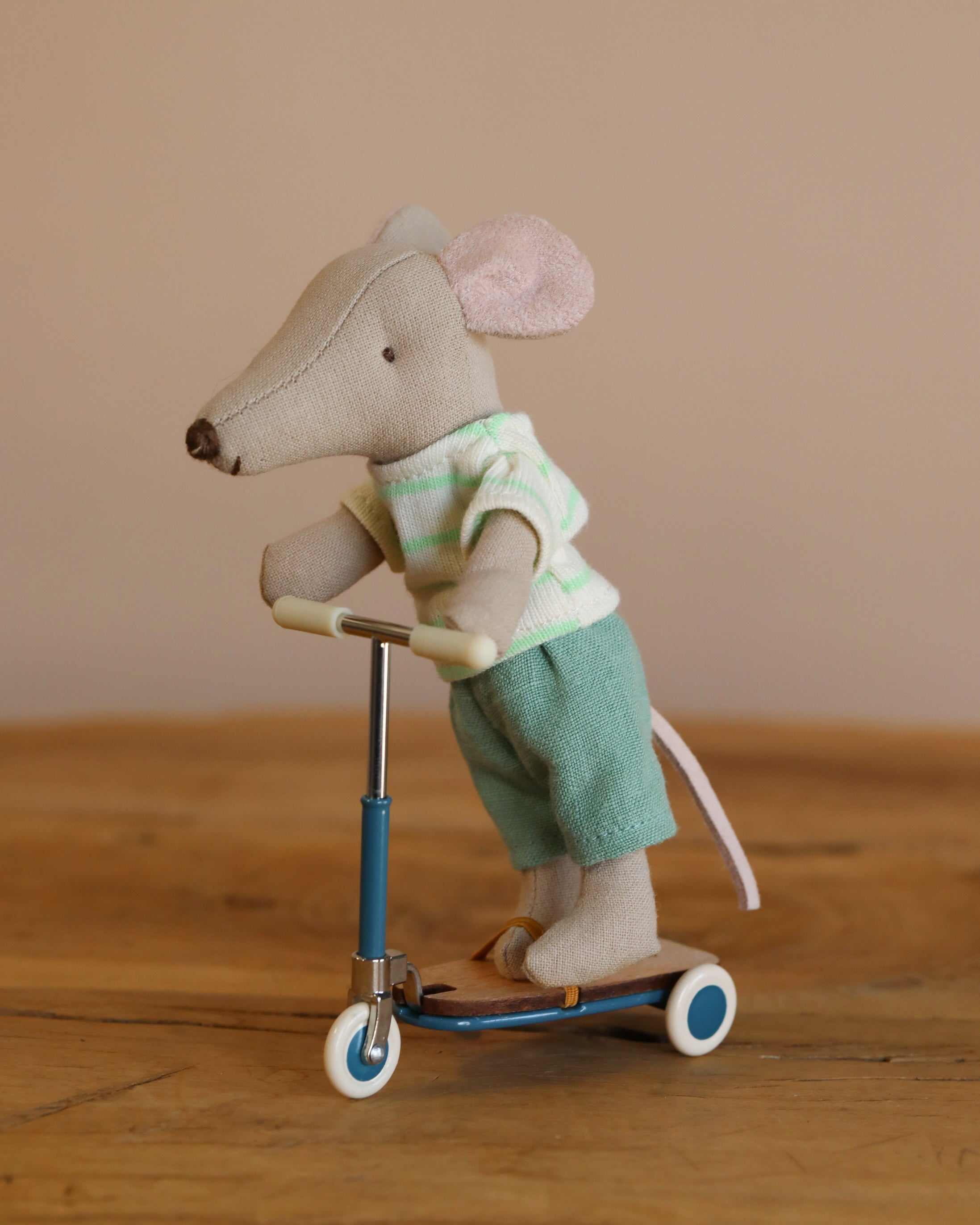 Maileg Mouse Size Scooter / Kickboard - Blue