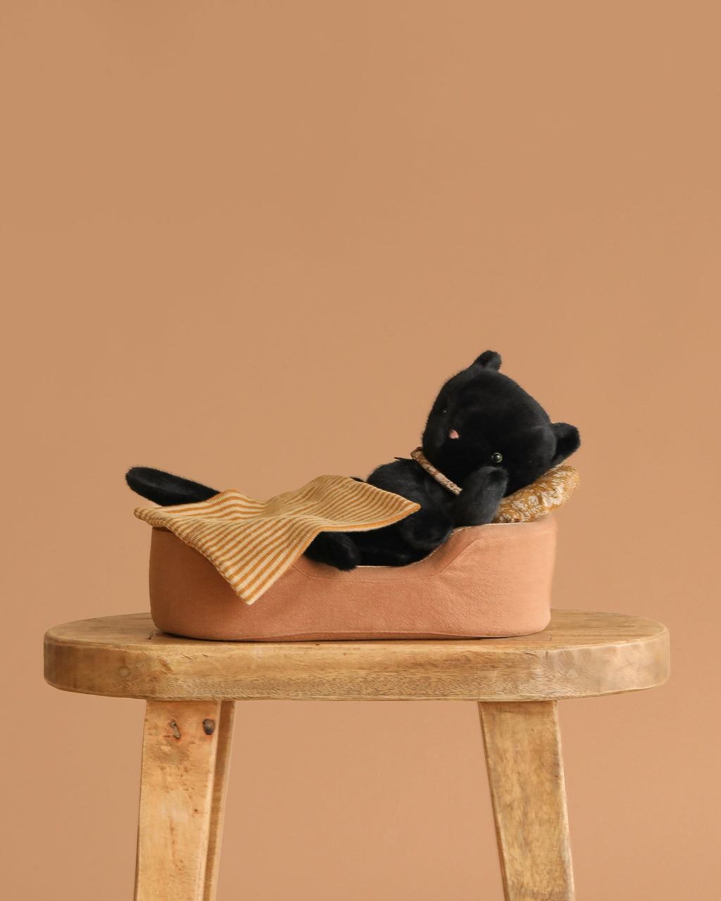 Maileg Sleeping Kitten in Cozy Bed
