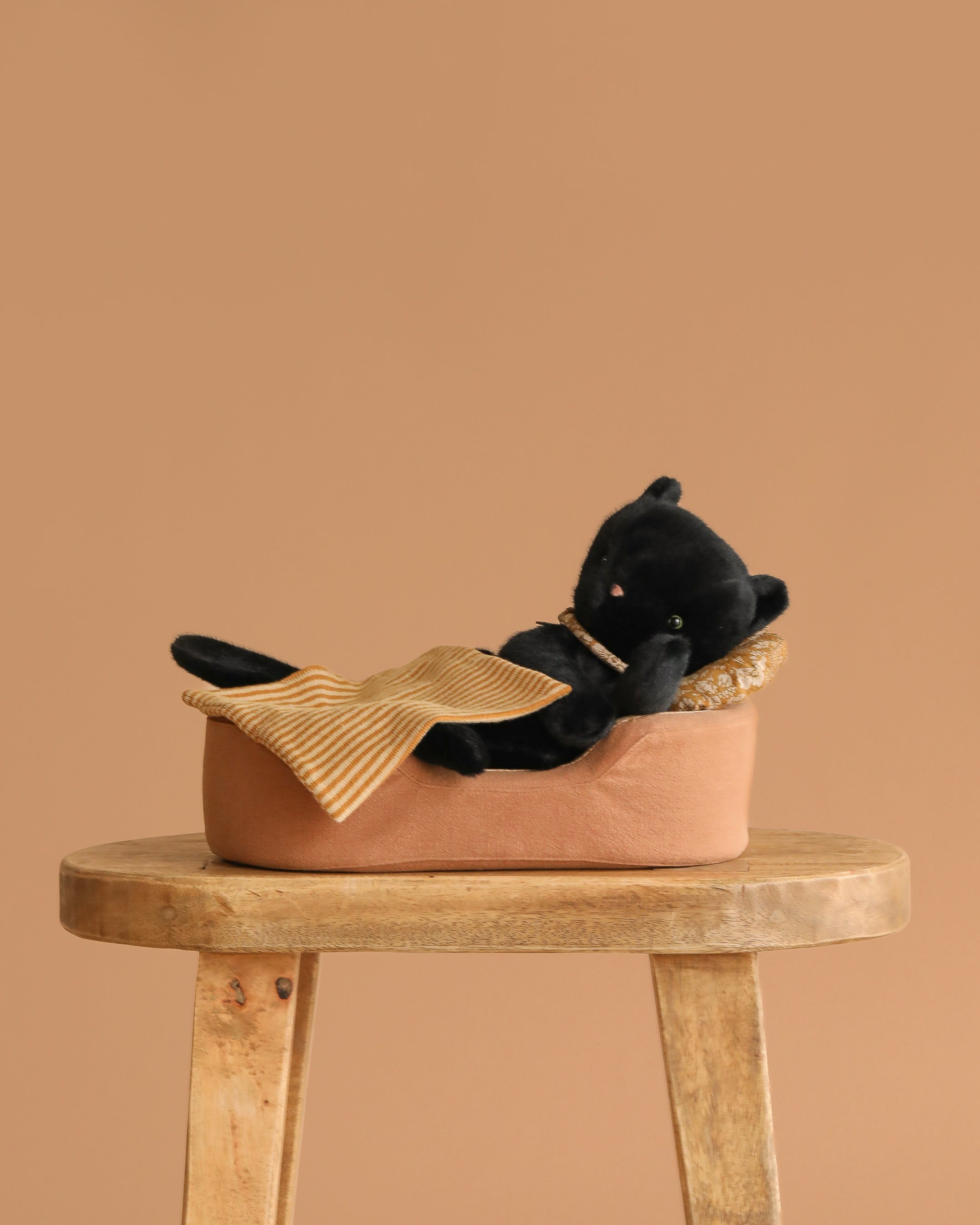 Maileg Sleeping Kitten in Cozy Bed