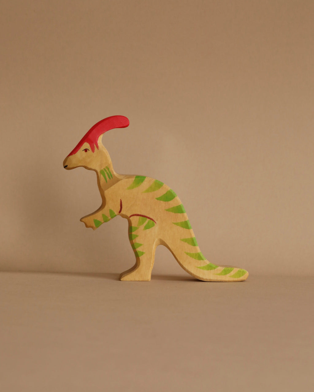Holztiger Parasaurolophus Dinosaur